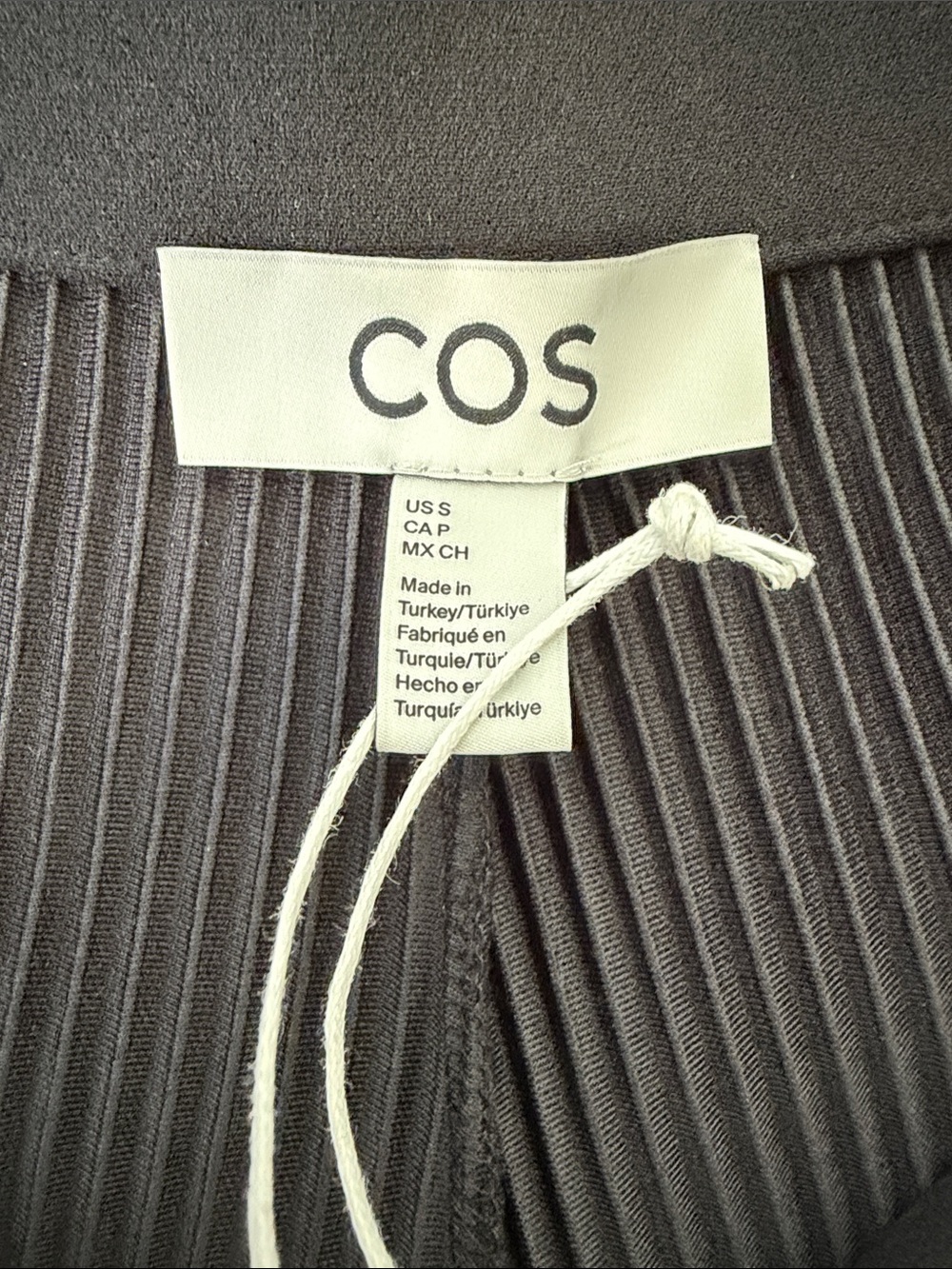 COS Black Ribbed High-Waist Knit Shorts - Picture 6 of 11